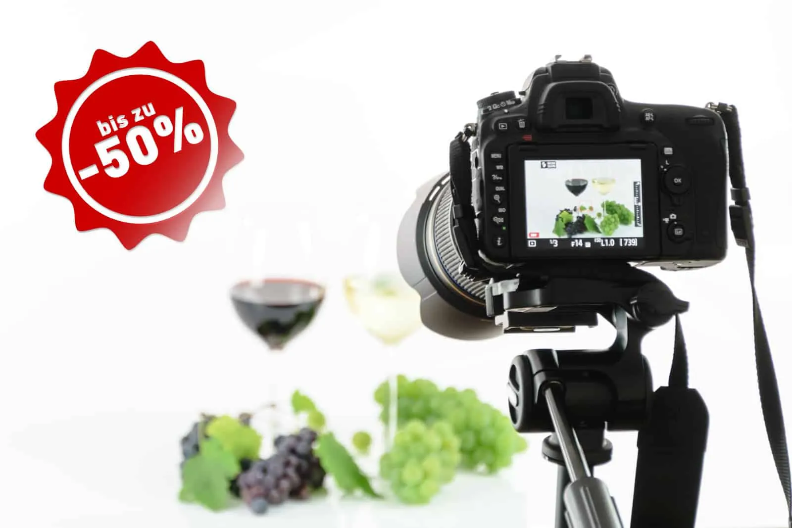 Jetzt bis zu 50% Rabatt auf Produktfotos für Ihren Online-Shop!